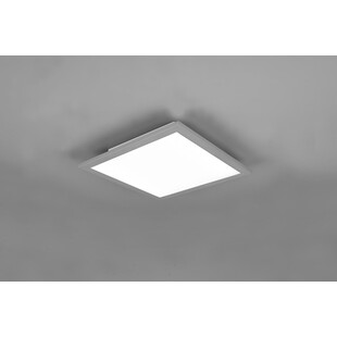 Plafon kwadratowy z pilotem i ściemniaczem Gamma LED 29x29cm tytanowy Reality