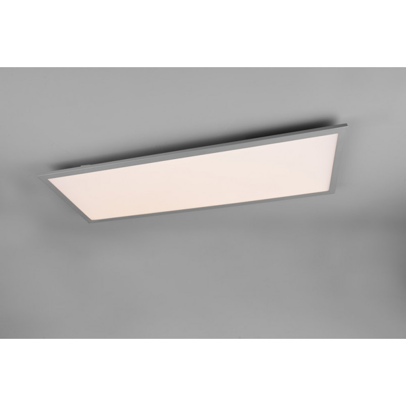 Plafon z pilotem i ściemniaczem Gamma LED 80x29cm tytanowy Reality