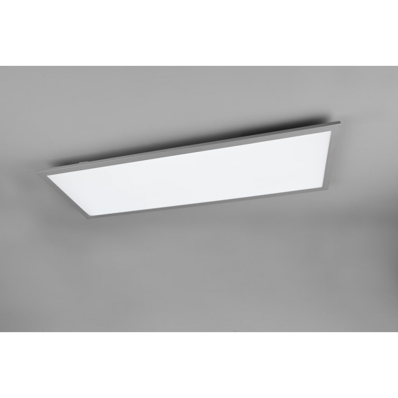 Plafon z pilotem i ściemniaczem Gamma LED 80x29cm tytanowy Reality