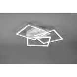 Plafon kwadratowy z pilotem i ściemniaczem Mobile LED 39cm biały Reality