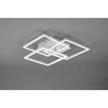 Plafon kwadratowy z pilotem i ściemniaczem Mobile LED 39cm biały Reality