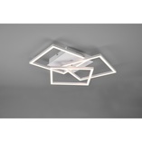 Plafon kwadratowy z pilotem i ściemniaczem Mobile LED 39cm biały Reality