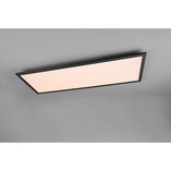 Plafon z pilotem i ściemniaczem Gamma LED 80x29cm czarny Reality