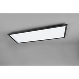 Plafon z pilotem i ściemniaczem Gamma LED 80x29cm czarny Reality