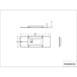 Plafon z pilotem i ściemniaczem Gamma LED 80x29cm czarny Reality