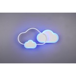 Plafon dziecięcy chmurka z pilotem Cloudy LED 52cm biały Reality