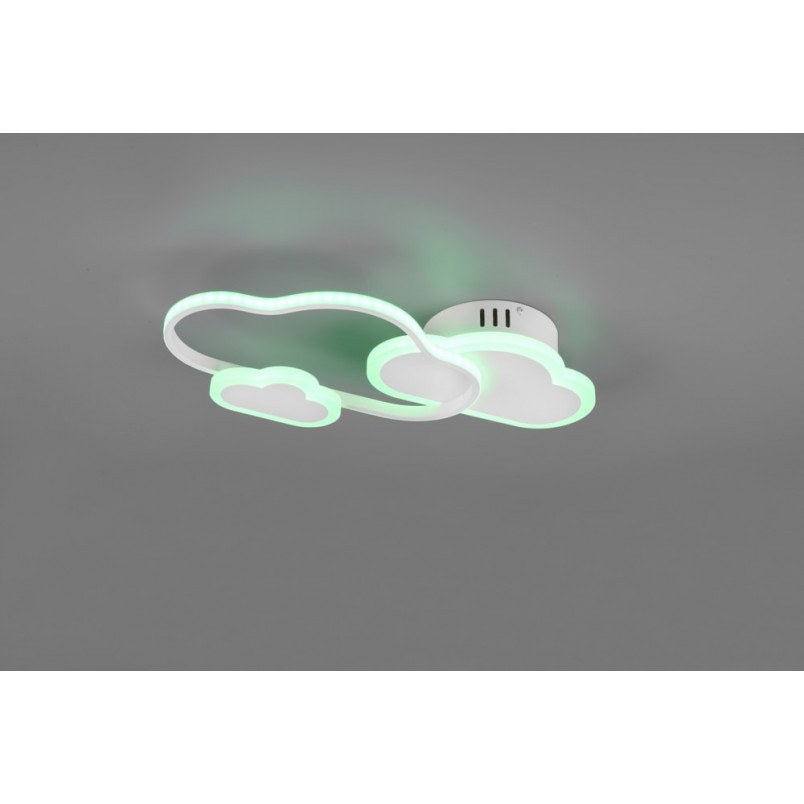 Plafon dziecięcy chmurka z pilotem Cloudy LED 52cm biały Reality