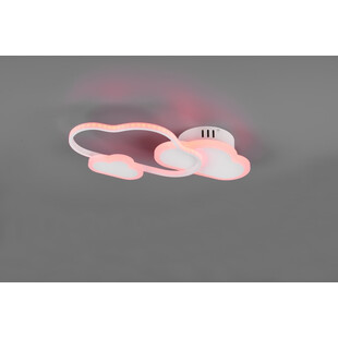 Plafon dziecięcy chmurka z pilotem Cloudy LED 52cm biały Reality