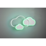 Plafon dziecięcy chmurka z pilotem Cloudy LED 52cm biały Reality