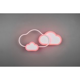 Plafon dziecięcy chmurka z pilotem Cloudy LED 52cm biały Reality