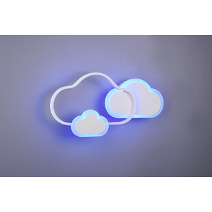 Plafon dziecięcy chmurka z pilotem Cloudy LED 52cm biały Reality