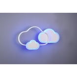 Plafon dziecięcy chmurka z pilotem Cloudy LED 52cm biały Reality