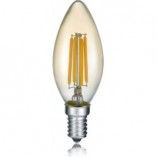 Żarówka dekoracyjna Świeca E14 4W LED Bursztynowa marki marki Trio