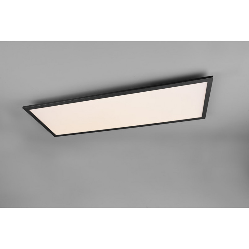 Plafon podłużny Alpha LED 80cm czarny Reality