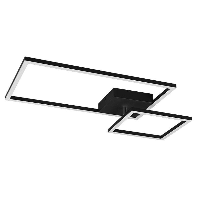 Plafon nowoczesny Padella LED 64cm 3000K czarny Reality