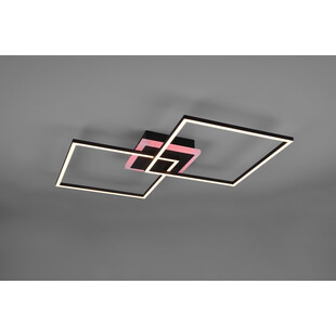 Plafon nowoczesny Arribo LED 61cm czarny Reality