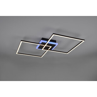 Plafon nowoczesny Arribo LED 61cm czarny Reality