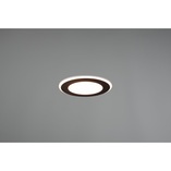 Lampa spot podtynkowa Aura LED 14cm czarna Trio