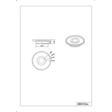 Plafon łazienkowy nowoczesny Ascari LED 30cm chrom Trio