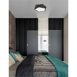 Plafon geometryczny Starius 40 czarny