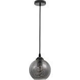 Lampa wisząca szklana kula dekoracyjna Perlage 14 czarna