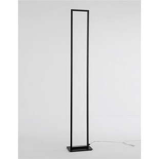 Lampa podłogowa minimalistyczna Frame LED czarna