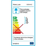 Lampa wisząca nowoczesna Dermino 48 LED złota