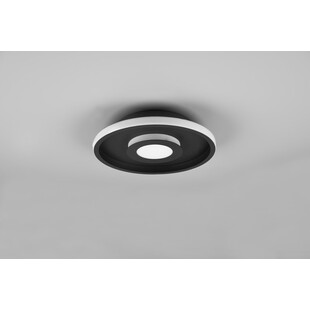 Plafon łazienkowy nowoczesny Ascari LED 30cm czarny Trio