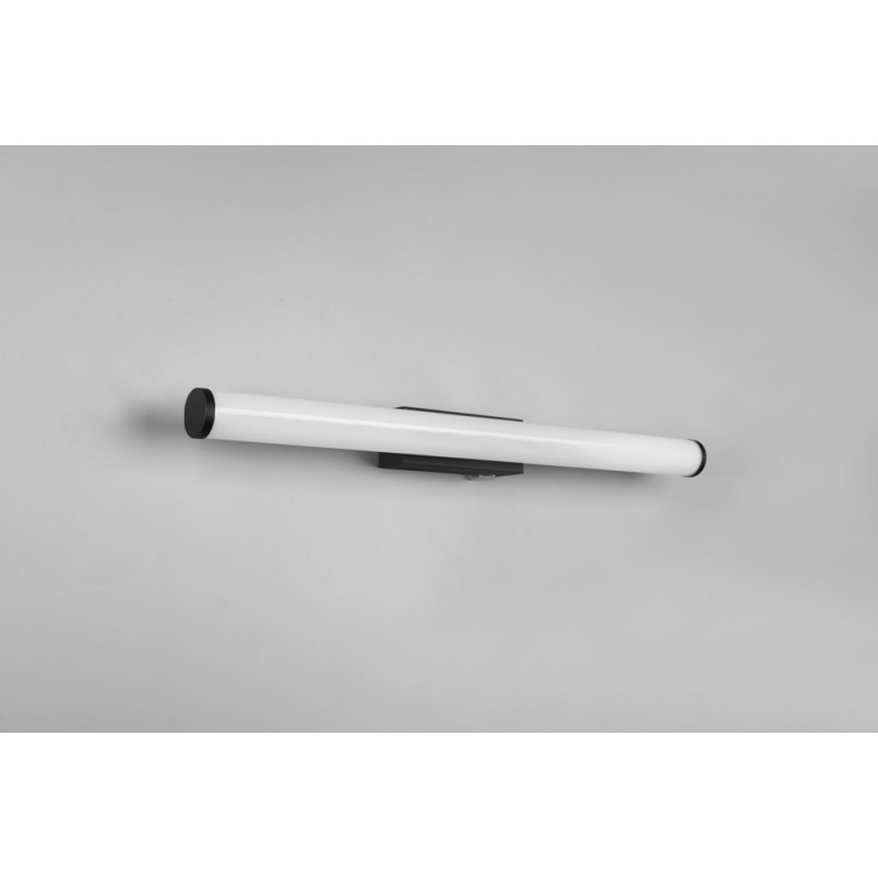 Kinkiet z włącznikiem do łazienki Mattimo LED 60cm biało-czarny Trio