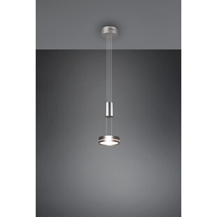 Lampa wisząca nowoczesna Franklin LED 14cm nikiel mat Trio