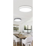 Plafon okrągły z abażurem Lugano 75 LED Biały marki Trio