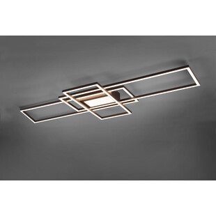 Plafon sufitowy nowoczesny Irvine 105 Led Czarny marki Trio