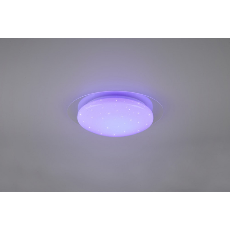 Plafon łazienkowy z pilotem i ściemniaczem Frodeno LED 35cm biały Trio