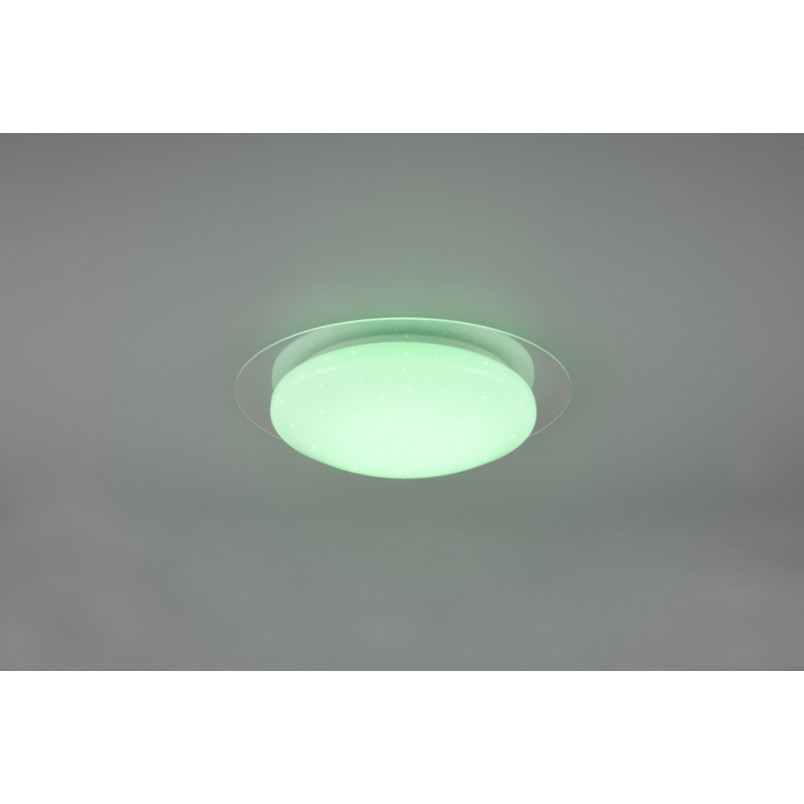Plafon łazienkowy z pilotem i ściemniaczem Frodeno LED 35cm biały Trio