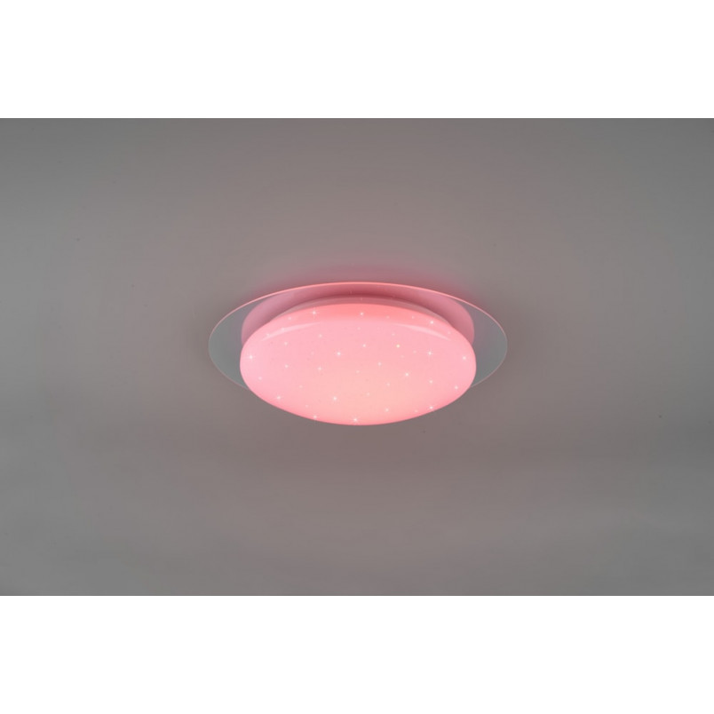 Plafon łazienkowy z pilotem i ściemniaczem Frodeno LED 35cm biały Trio