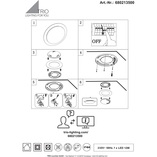 Plafon łazienkowy z pilotem i ściemniaczem Frodeno LED 35cm biały Trio
