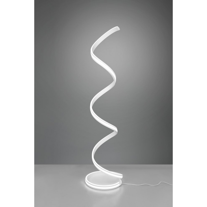 Lampa podłogowa nowoczesna ze ściemniaczem Yara LED biała Trio