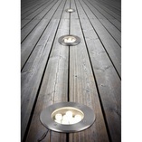 Lampa spot ogrodowa wpuszczana Belaja Round LED IP65 nikiel marki Trio