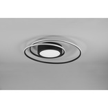 Plafon nowoczesny z pilotem Yava LED 60cm czarny Trio