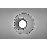 Plafon nowoczesny z pilotem Yava LED 60cm czarny Trio