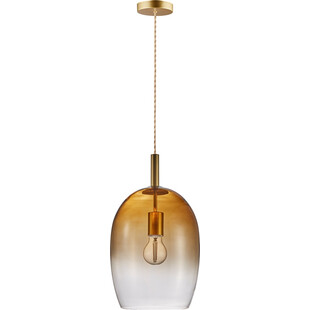 Lampa wisząca szklana Uma 23 bursztynowa marki Nordlux
