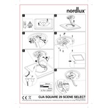 Plafon kwadratowy Oja Square LED 29 biały marki Nordlux