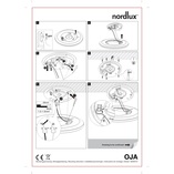 Plafon łazienkowy Oja LED 42 biały marki Nordlux