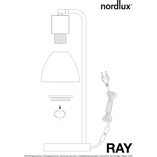 Lampa biurkowa Ray Czarna marki Nordlux