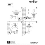 Kinkiet ogrodowy latarnia Lonstrup 32 Stal Galwanizowana marki Nordlux
