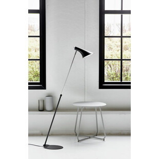Stylizowa Lampa podłogowa regulowana designerska Vanila Czarna marki Nordlux