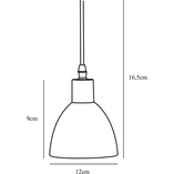 Lampa wisząca szklana 2 punktowa Ray Chrom marki Nordlux