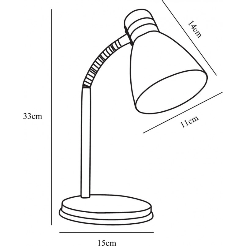 Lampa biurkowa regulowana Cyclone Biała marki Nordlux