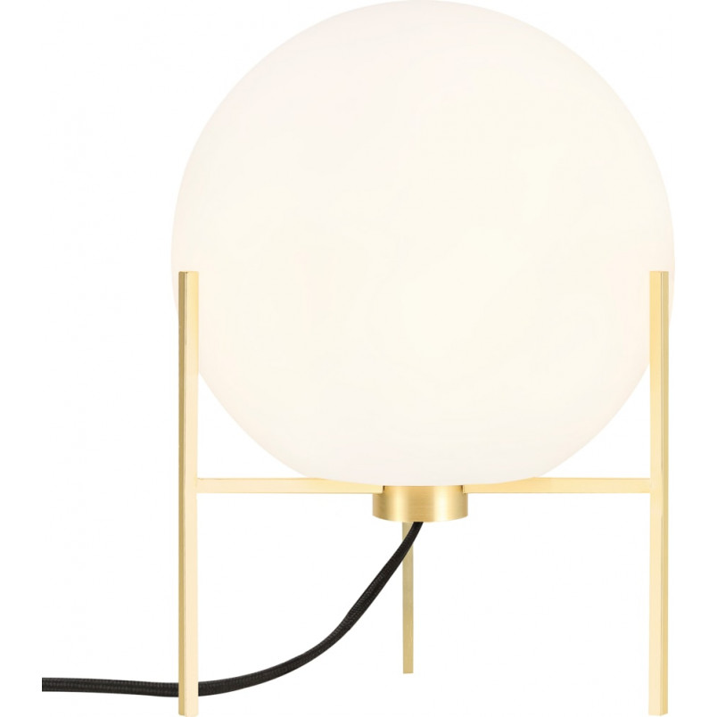 Lampa stołowa szklana kula Alton Opal/Mosiądz marki Nordlux
