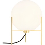 Lampa stołowa szklana kula Alton Opal/Mosiądz marki Nordlux